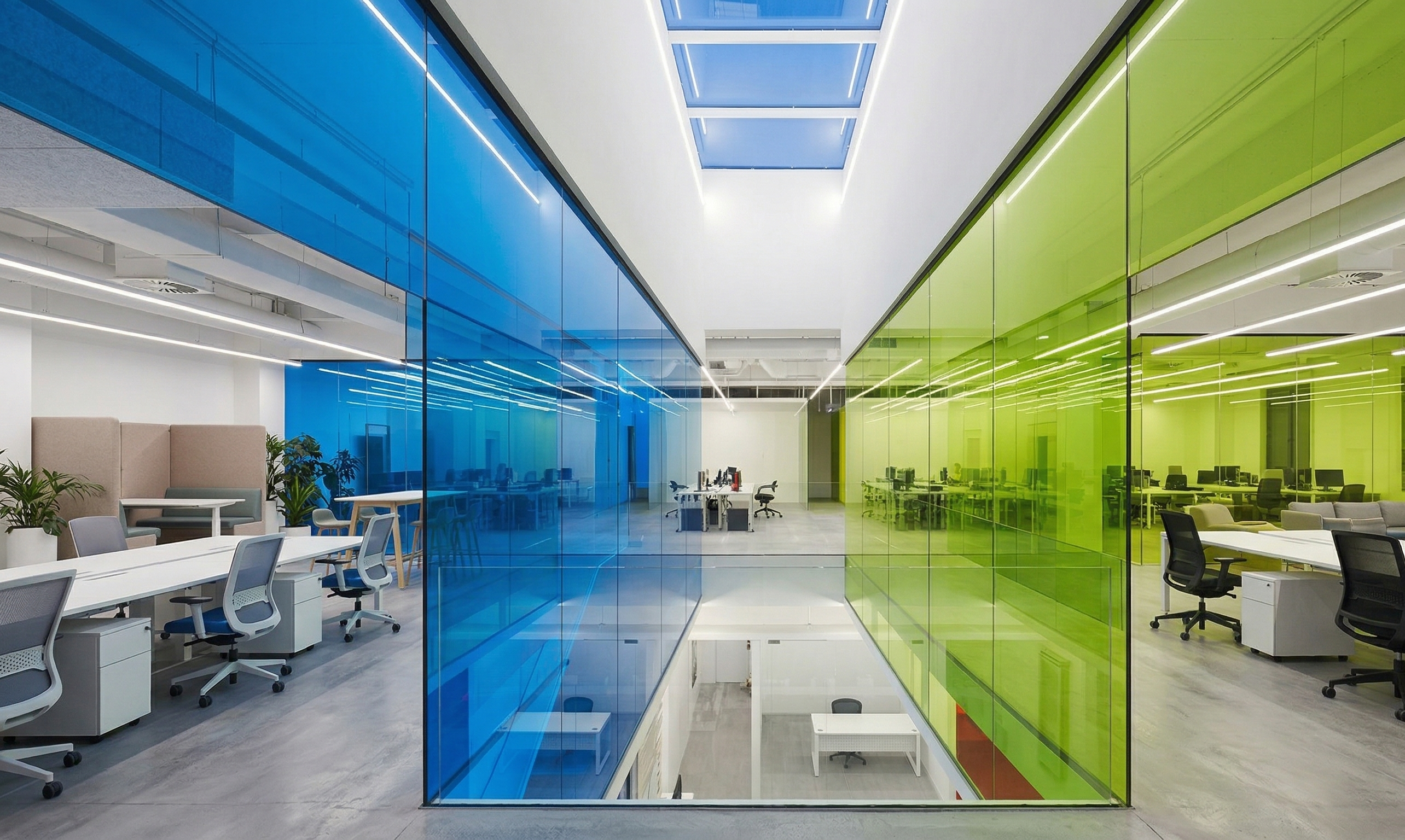 Baltic Blue Lime Green